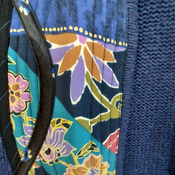 Koos Of Course Vintage Boho Sweater Cardigan Coat Size L - Picture 5 of 9